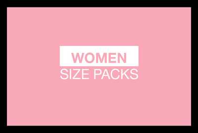 Womens Size Packs