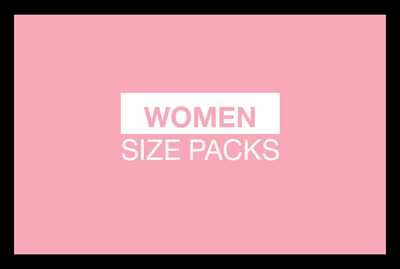 Womens Size Packs
